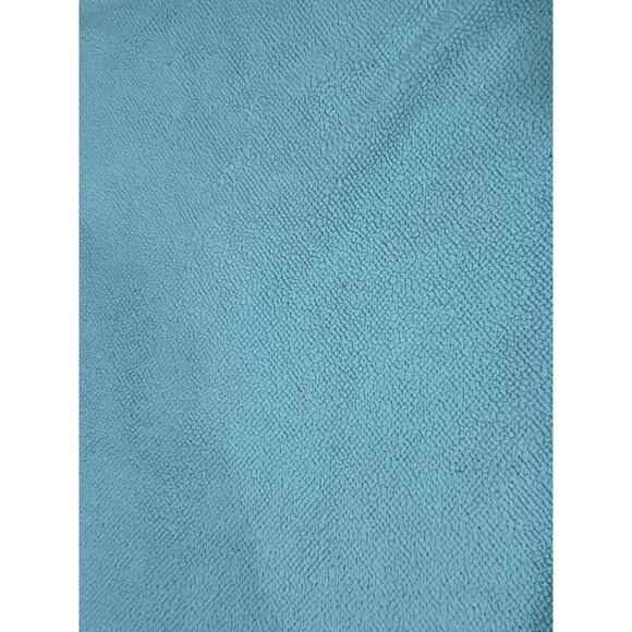 Garanimals Gray White Polka Dots Aqua Blue Sherpa Baby Blanket - Picture 6 of 6